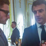 Macron elnök és Alexander Soros „elnök” beszélgetése Párizsban 