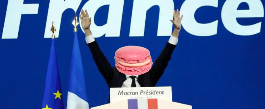 Macron - diktál a süti?