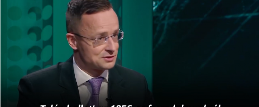 Szijjártó Péter keményen eligazította a liberális műsorvezetőt