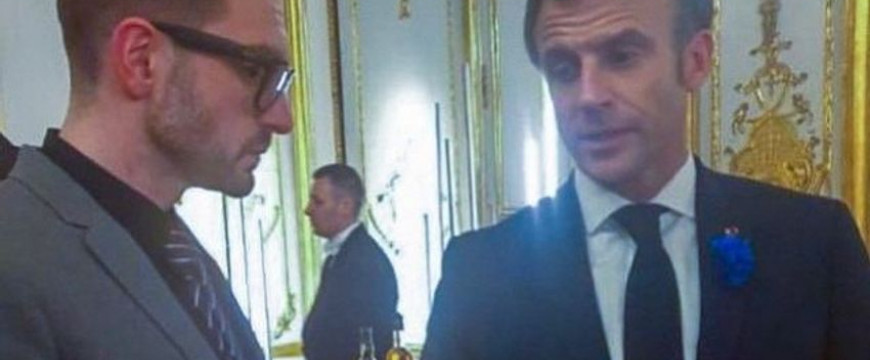 Macron elnök és Alexander Soros „elnök” beszélgetése Párizsban 
